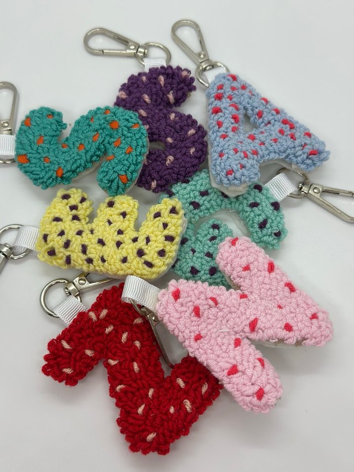 El Yapımı Harf Anahtarlık - Görsel 2