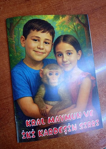 Kral Maymun ve İki Kardeşin Sırrı Çocuk Kitabı