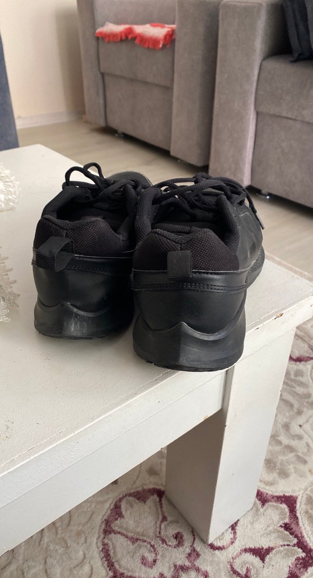 Siyah Bağcıklı Erkek Spor Ayakkabı - Görsel 3