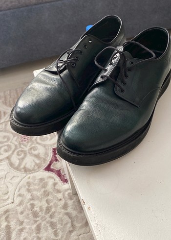 Koyu Yeşil Erkek Klasik Ayakkabı - Görsel 6