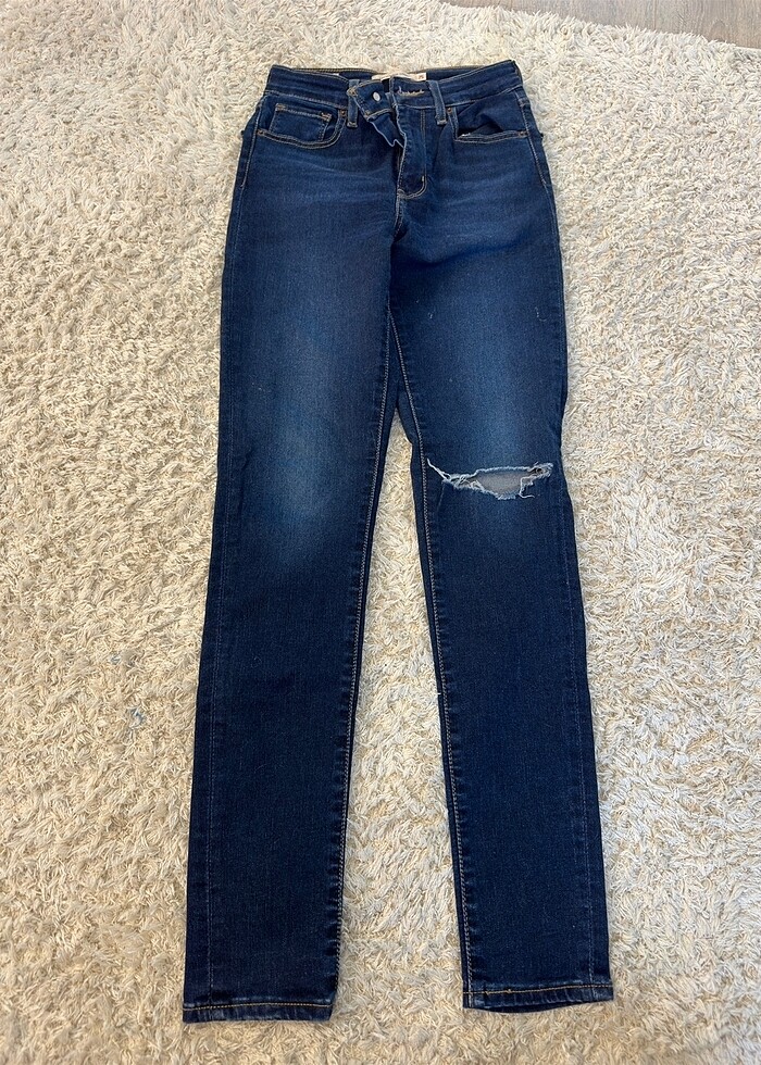 Levis diz detaylı yüksek bel jean - Görsel 2