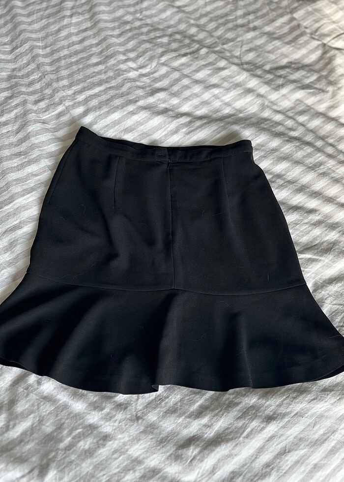 Siyah Çan mini etek - Görsel 2