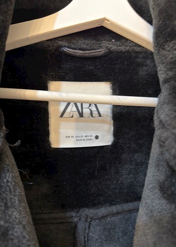 Siyah Kürklü Deri Biker Ceket - Görsel 4