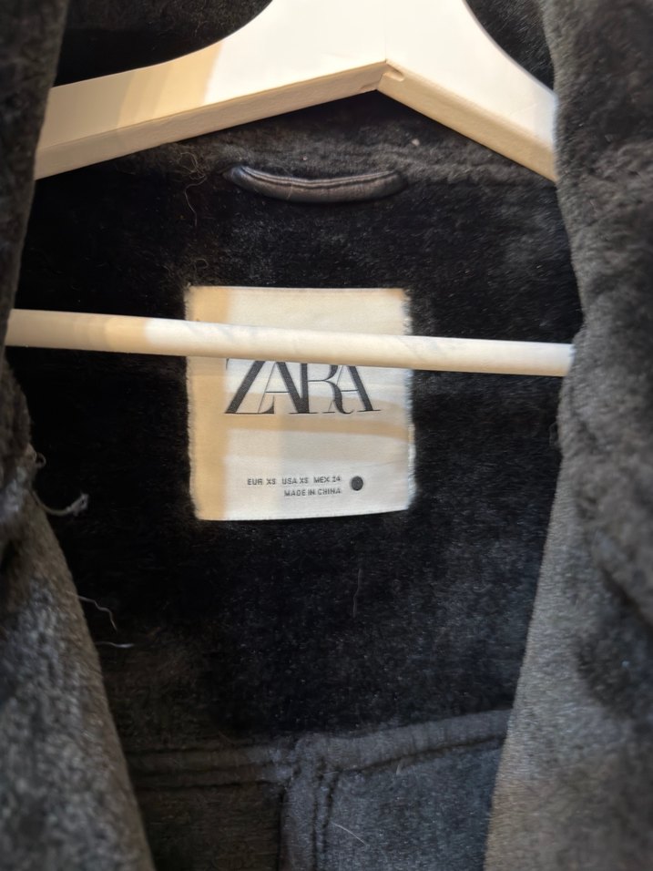 Siyah Kürklü Deri Biker Ceket - Görsel 4