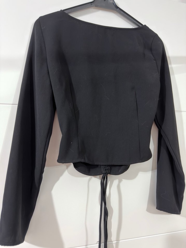 Zara Siyah Bluz - Görsel 4