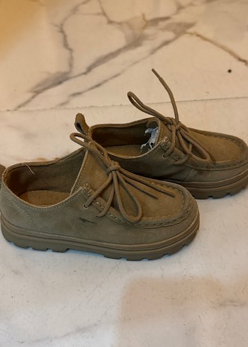 Bej Süet Erkek Çocuk Loafer Ayakkabı - Görsel 4