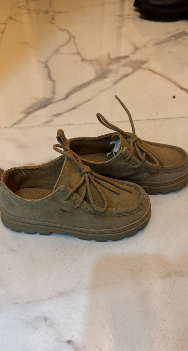 Bej Süet Erkek Çocuk Loafer Ayakkabı - Görsel 4