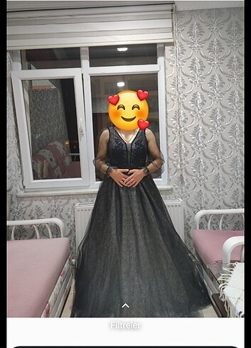 40 Beden Siyah nişan elbisesi yada abiye