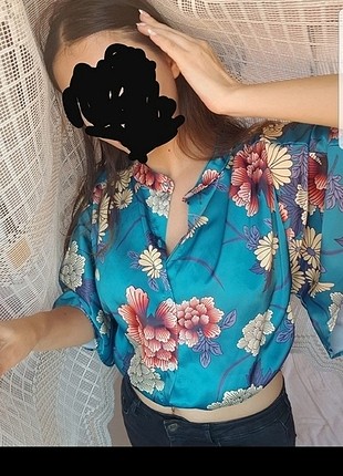 Bağlamalı bluz 