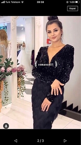 Zara Şık abiye elbise