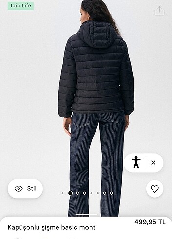 Pull and Bear Şişme mont