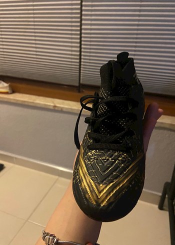 tek ebat Beden siyah Renk Siyah Rock Punk Erkek Futbol Ayakkabısı