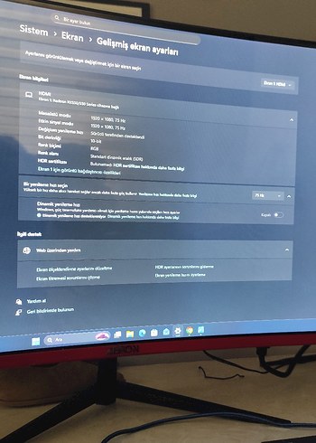 zeiron gaming monitor - Görsel 3