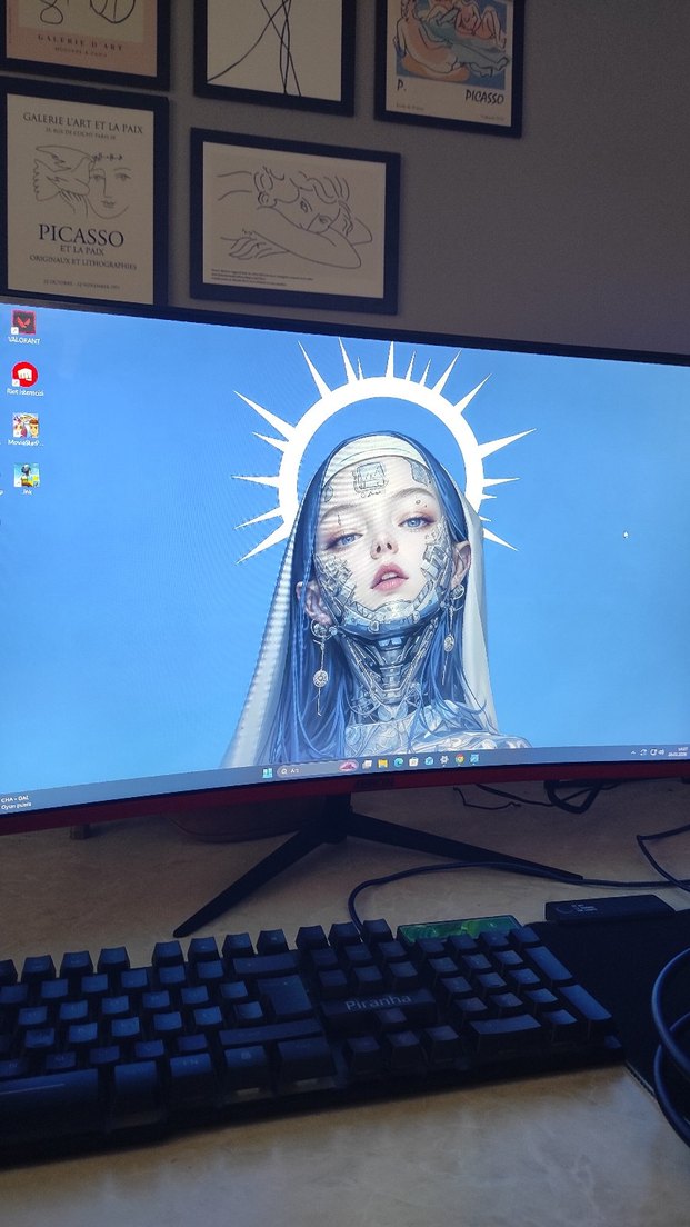 zeiron gaming monitor - Görsel 2