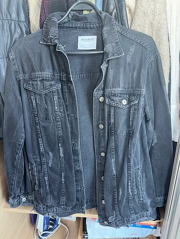 Pull&Bear Siyah Kot Ceket