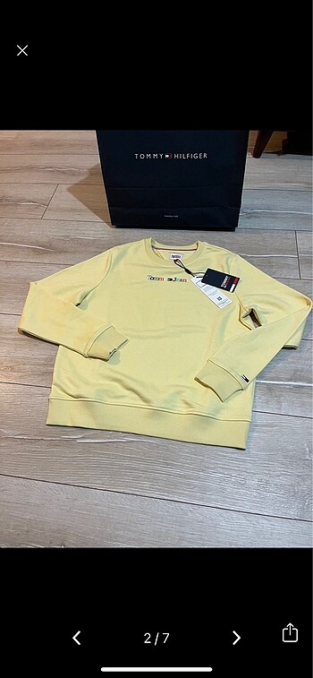 Orjinal Tommy Hilfiger Kadın Sweat