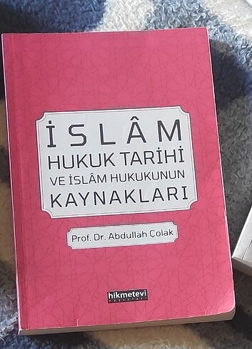 İslam Hukuk Tarihi ve İslam Hukukunun Kaynakları- Prof. Dr. Abdu