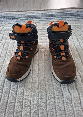 Kahverengi Erkek Çocuk Botları Velcro