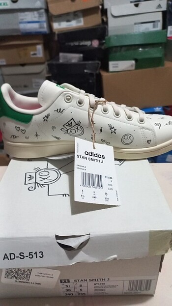 37 ve 38 no adidas stan smit - Görsel 6