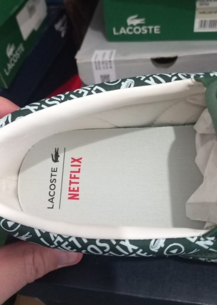 46 no lacoste ayakkabi erkek - Görsel 3