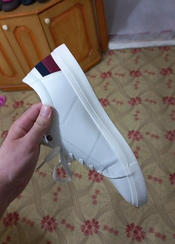 Us polo erkek beyaz sneaker 42