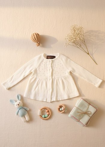 Beyaz Bebek Gömleği - Görsel 3