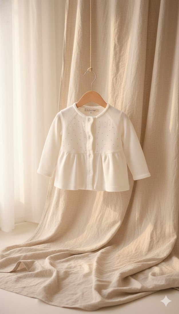 Beyaz Bebek Gömleği - Görsel 4