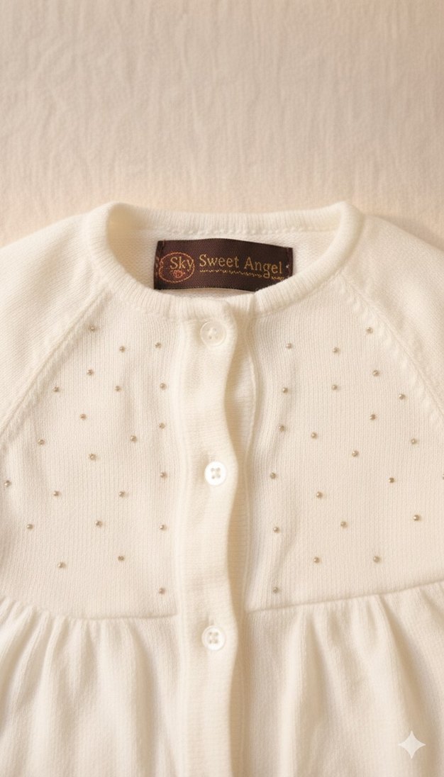 Beyaz Bebek Gömleği - Görsel 2