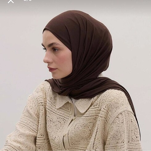 Lamelif marka penye şal kahve