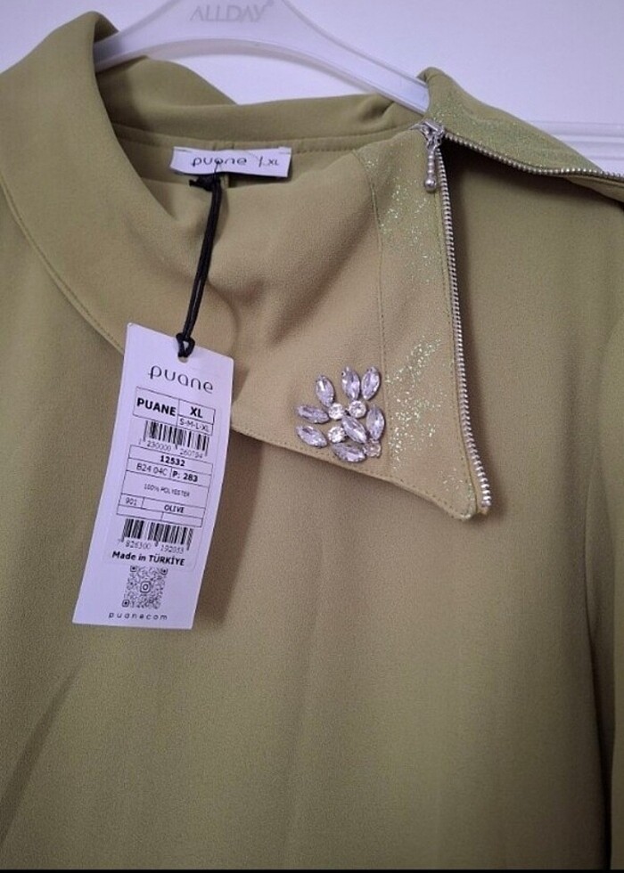 Boy elbise rengi yağ yeşili - Görsel 2