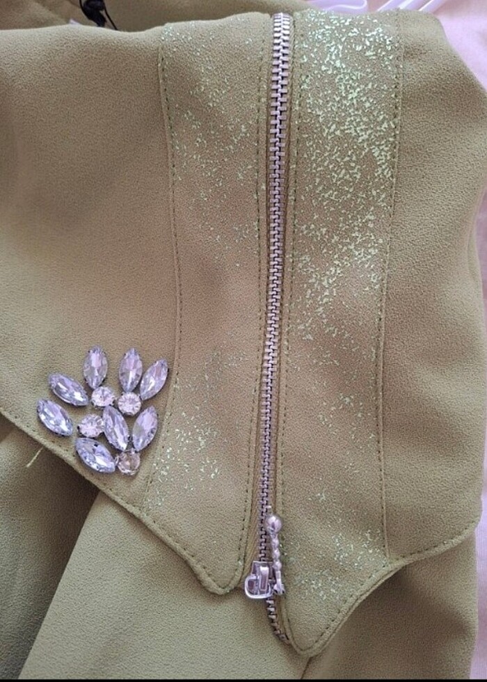 Boy elbise rengi yağ yeşili - Görsel 4