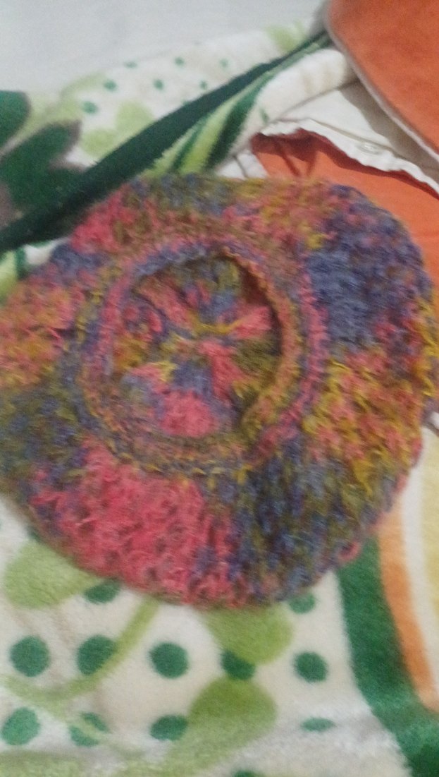 Renkli Örgü Kadın Bere - Görsel 4