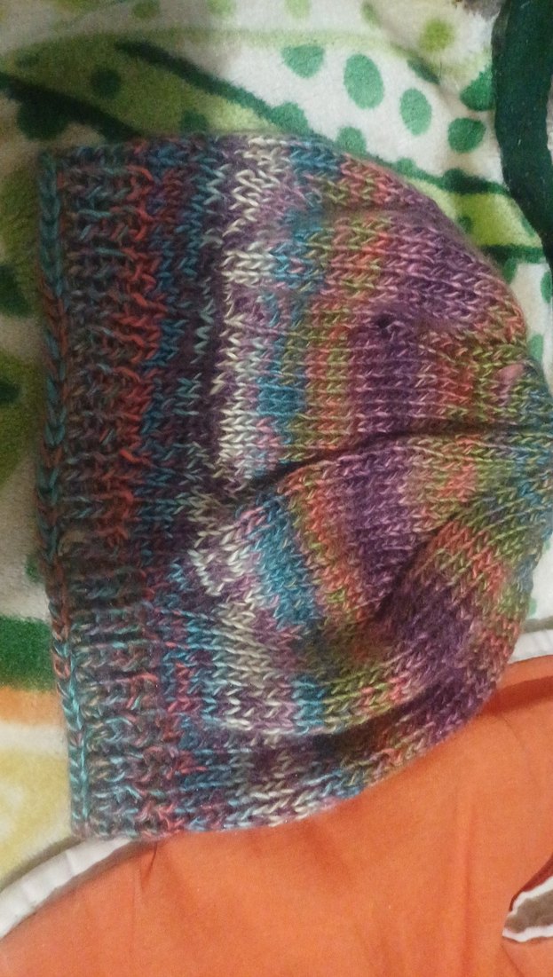 Renkli Örgü Bohem Kadın Bere - Görsel 3