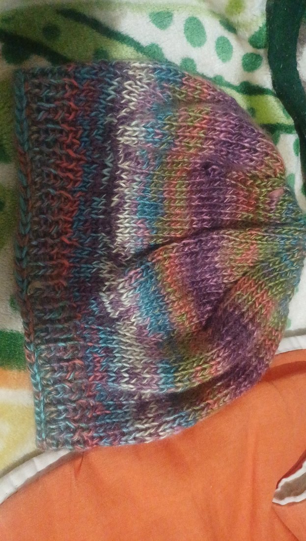 Renkli Örgü Bohem Kadın Bere - Görsel 2