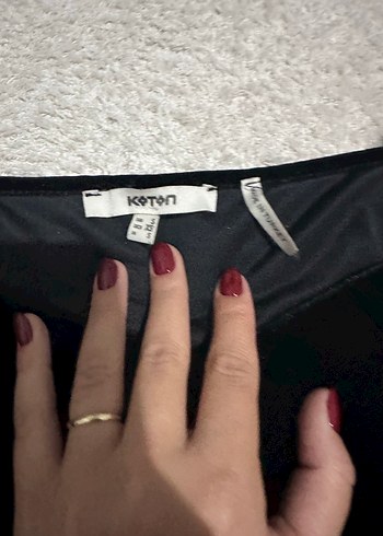 m Beden Siyah V Yaka Kadın Şık Bluz