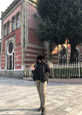 Ekoseli pantalon