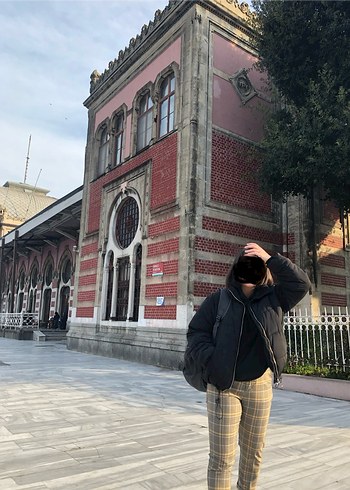 Pull and Bear Ekoseli pantalon