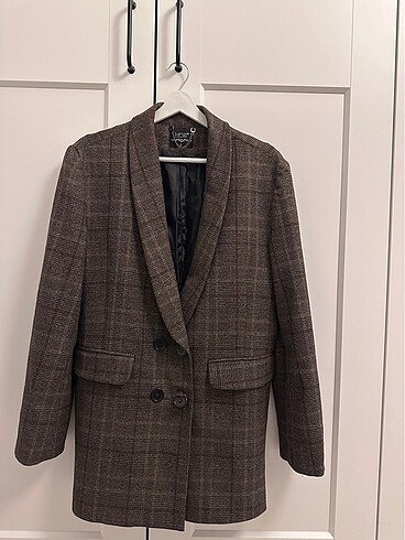 Kahverengi Blazer Ceket
