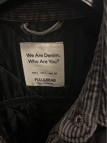 Pull and Bear Pull & Bear Denim kapitone ceket