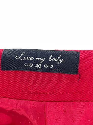 40 Beden kırmızı Renk Love My Body Midi Etek %70 İndirimli.