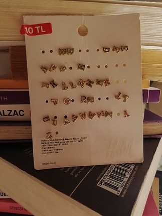 ALTIN RENKLİ HARF KÜPE 