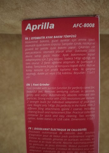 Diğer (41) Aprilla AFC-8008 otomatik ayak bakım törpüsü