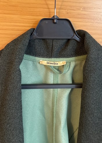 Gri Midi Kısa Kollu Kadın Ceket - Görsel 2