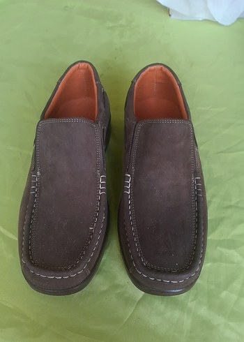 Kahverengi Süet Erkek Çocuk Loafer 40 numara - Görsel 3