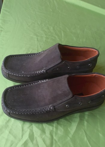 Kahverengi Süet Erkek Çocuk Loafer 40 numara - Görsel 4