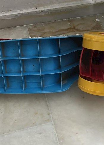 Renkli Çocuk Scooter'ı Mavi - Görsel 4