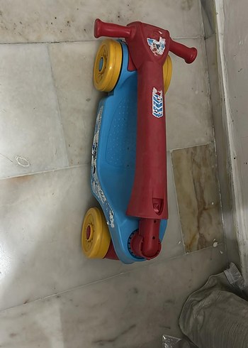 Renkli Çocuk Scooter'ı Mavi - Görsel 3