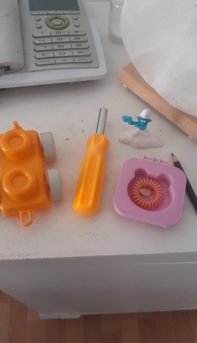 Renkli Oyuncak Seti: Tornavida, Araba ve Figür - Görsel 3