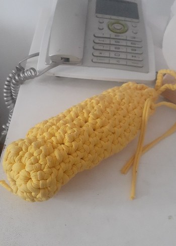 Sarı Banyo Süngeri  canta - Görsel 5