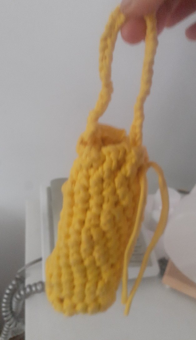 Sarı Banyo Süngeri  canta - Görsel 3